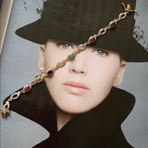 18kt Gold over sterling silver bracelet